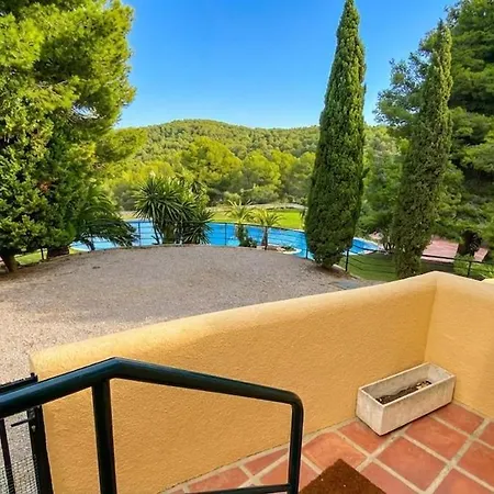 Corfu In With Incredible View And Spectacular Pool Tennis View Calm Area Beaches At 30 Minutes Walk Bus At 200 Meters Holiday home Sitges