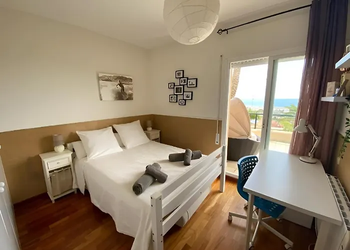 Corfu In With Incredible View And Spectacular Pool Tennis View Calm Area Beaches At 30 Minutes Walk Bus At 200 Meters *